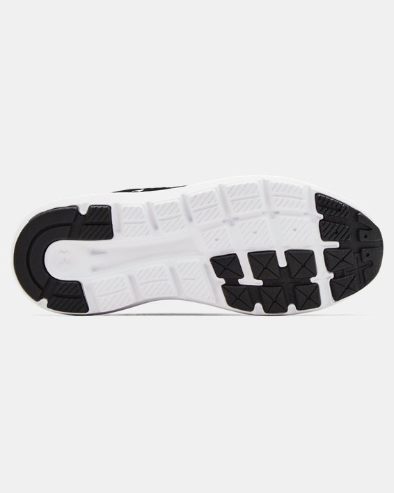 Boys' Grade School UA Outhustle Running Shoes, Black, pdpMainDesktop image number 4